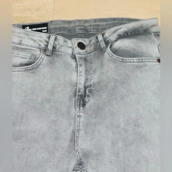 B33 INSPIRED DESIGNER LUCA SKINNY STRETCH JEANS
SIGNATURE WASHED GREY SIZE 32R - Picture 15 of 16
